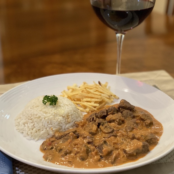Brazilian Beef Stroganoff Silverado Vineyards
